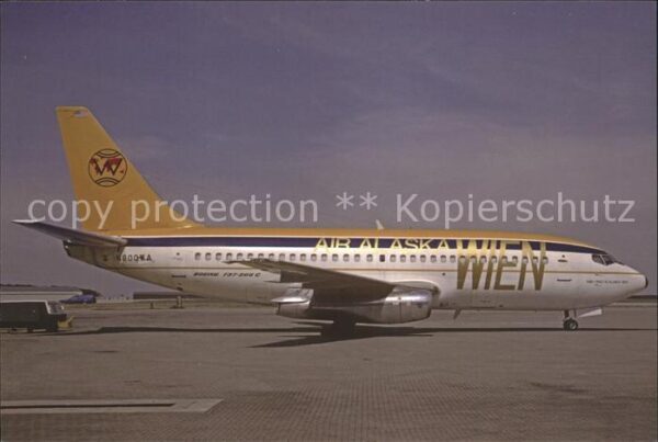 Flugzeuge Zivil Air Alaska Wien B-737-200C N800WA C/N 2