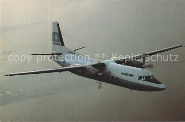 Flugzeuge Zivil Maersk Air Fokker F-27
