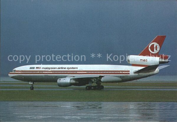 Flugzeuge Zivil Malaysian Airline System DC-10-30 9M-MA