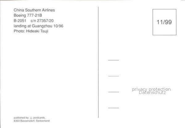 Flugzeuge Zivil China Southern Airlines Boeing 777-21B – Bild 2