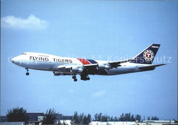 Flugzeuge Zivil Flying Tigers Boeing 747-124F N822FT cn