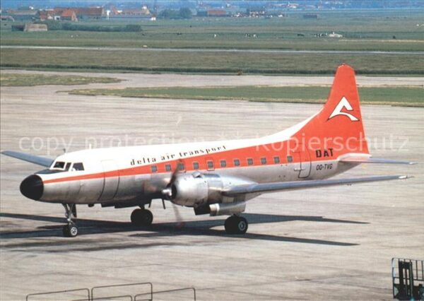 Flugzeuge Zivil Delta Air Transport Convair 440 OO-TVG