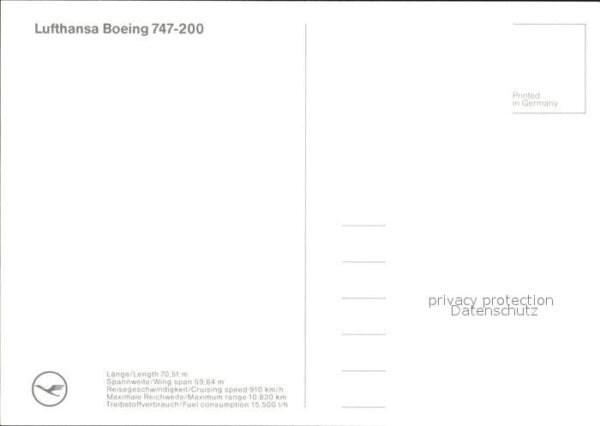 Lufthansa Boeing 747-200 – Bild 2