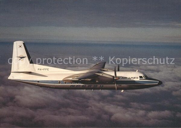 Flugzeuge Zivil Korean Air Lines Fokker F27 Mk200 PH-FF