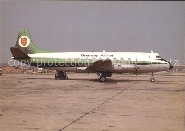 Flugzeuge Zivil Guernsey Airlines Vickers Viscount 700