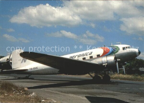Flugzeuge Zivil Aeronica DC-3C C-47-DL YN-BVK