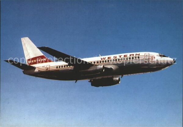 Flugzeuge Zivil Western Airlines Boeing 737-200 N4501W