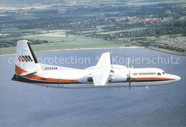 Flugzeuge Zivil Air Wisconsin Fokker F-27 Friendship N5