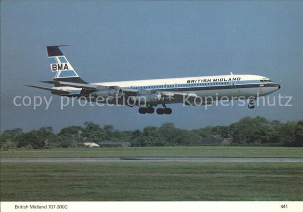Flugzeuge Zivil British Midland 707-300C