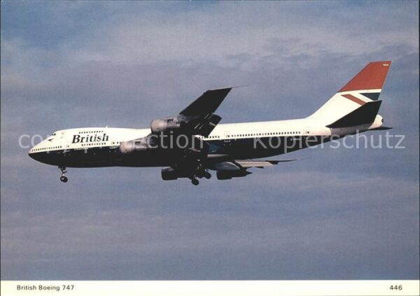 Flugzeuge Zivil British Boeing 747