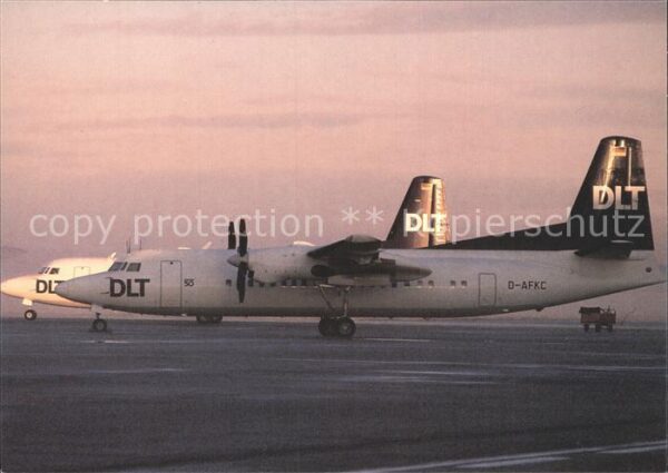 Flugzeuge Zivil DLT Fokker 50 D-AFKC