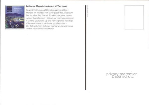 Lufthansa Magazin Airbus 330-300 – Bild 2