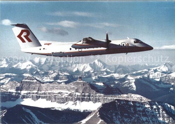 Flugzeuge Zivil Dash 8 Rheintalflug
