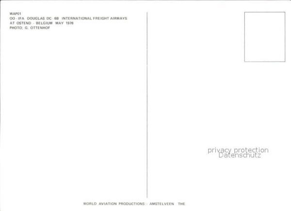 Flugzeuge Zivil IFA International Freight Airways Dougl – Bild 2