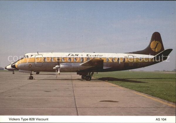 Flugzeuge Zivil SAN Ecuador Airlines Vickers Type 828 V