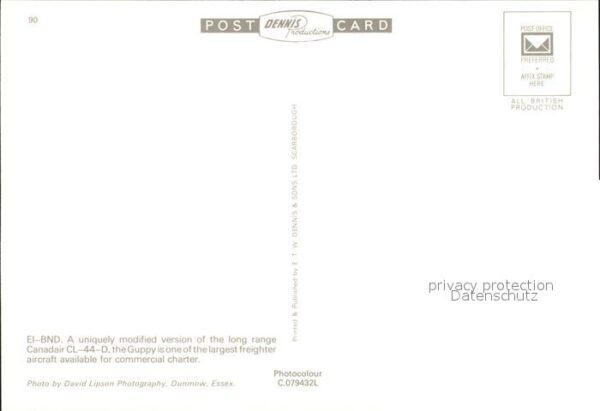 Flugzeuge Zivil HeavyLift Cargo Airlines CL-44 Guppy – Bild 2