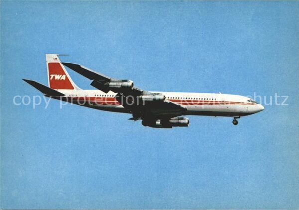 Flugzeuge Zivil TWA Boeing 707