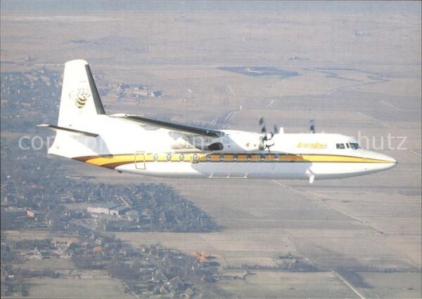 Flugzeuge Zivil BusyBee Fokker F-27-200 Beeliner