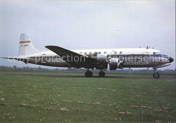 Flugzeuge Zivil Spantax Douglas DC-6A EC-BBK