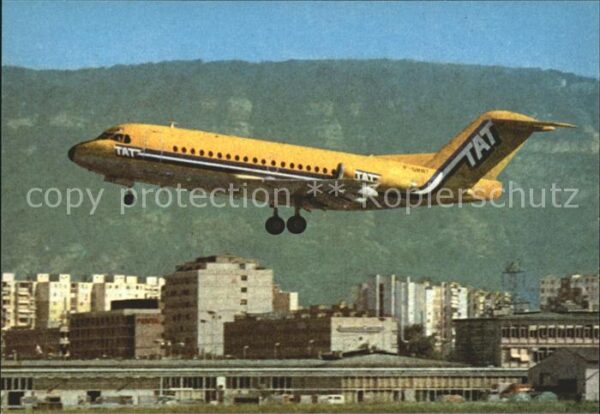 Flugzeuge Zivil T.A.T. Fokker F-28