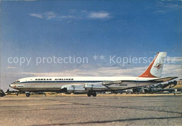 Flugzeuge Zivil Korean Airlines Boeing 707-320 C HL-740