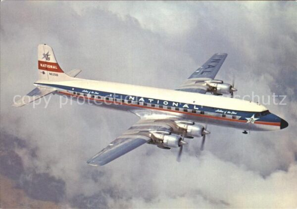 Flugzeuge Zivil National Airlines Douglas DC-7B N6201B