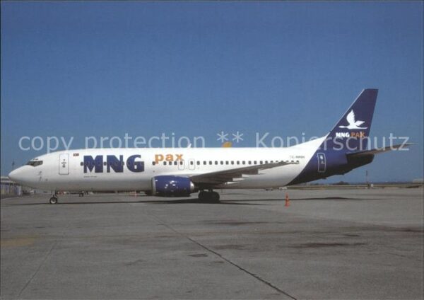 Flugzeuge Zivil MNG PAX B-737-448 TC-MNH c/n 24773