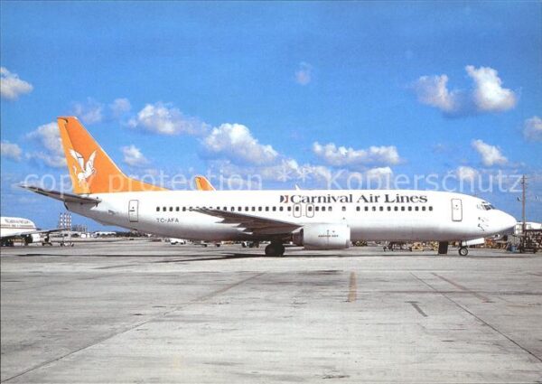 Flugzeuge Zivil Carnival Air Lines Boeing 737-4Q8 TC-AF