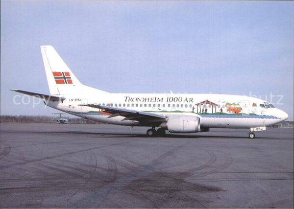 Flugzeuge Zivil Braathens S.A.F.E. Boeing 737-505 LN-BR