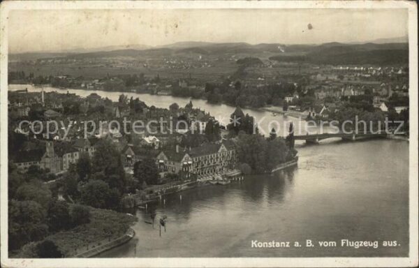 Konstanz Bodensee Fliegeraufnahme
