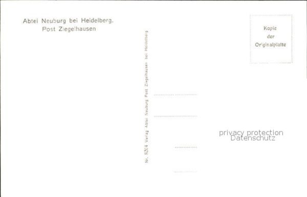 Heidelberg Neckar Abtei Neuburg – Bild 2