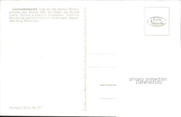 Assmannshausen Ortsansicht Rheindampfer – Bild 2