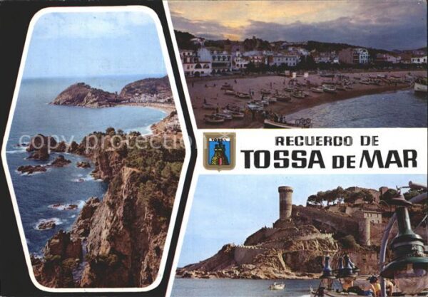 Tossa de Mar Steilküste Strandpartie Castello