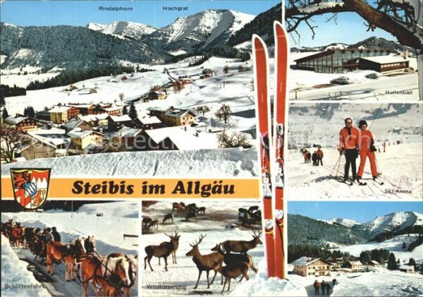 Steibis mit Rindalphorn und Hochgrat Ski Arena