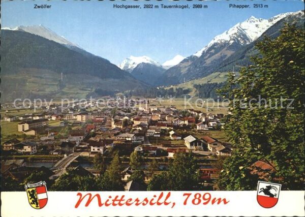 Mittersill Oberpinzgau Total mit Zwölfer Hochgasser Tauernkoge