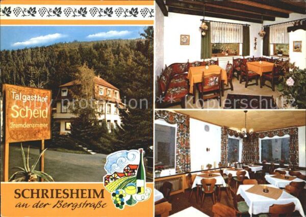 Schriesheim Talgasthof Scheid Gasträume