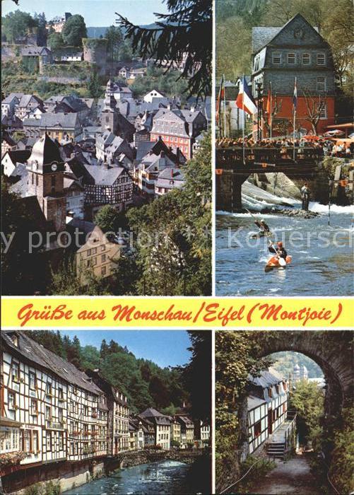Monschau Teilansicht Kajakfahren Rurpartie Torbo
