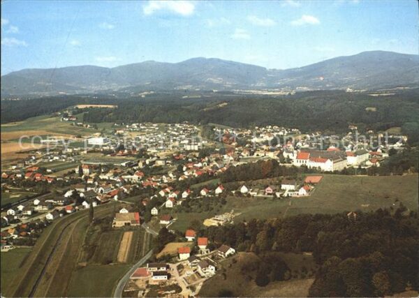 Metten Donau Fliegeraufnahme mit Benediktiner Stift
