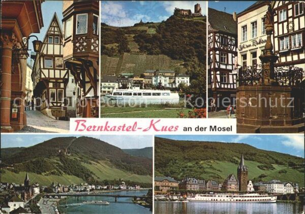 Bernkastel-Kues Spitzhäuschen Moselpartie mit Ausflugsd
