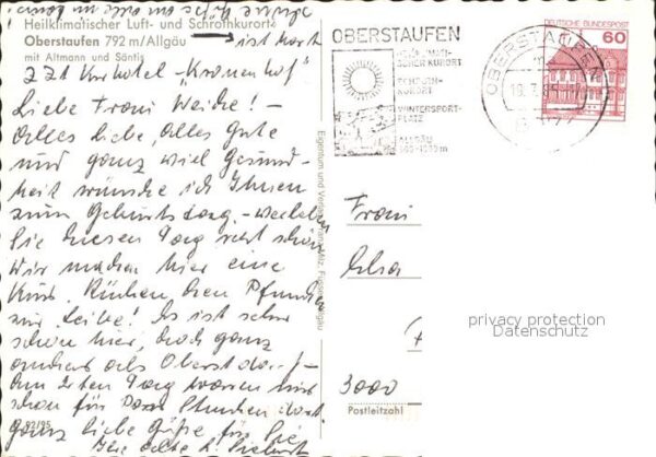 Oberstaufen mit Altmann und Säntis – Bild 2