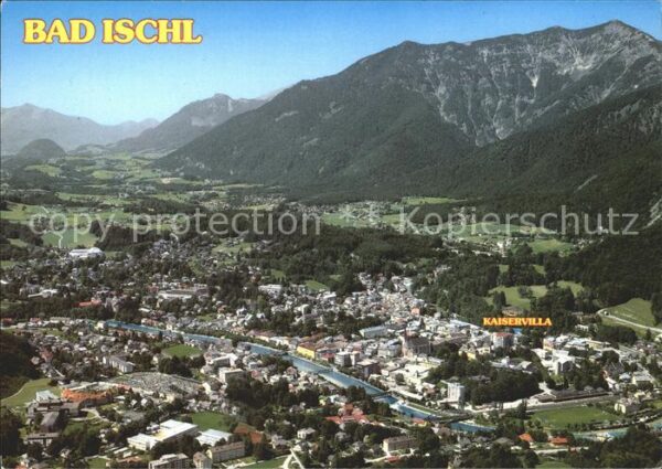Bad Ischl Salzkammergut Fliegeraufnahme