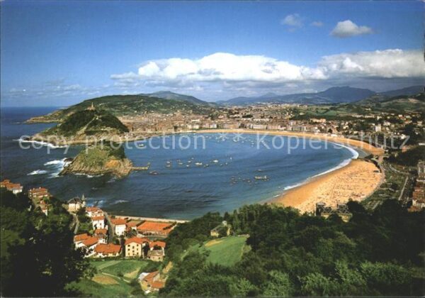 San Sebastian  Pais Vasco ES Vista general desde el Monte Igueldo
