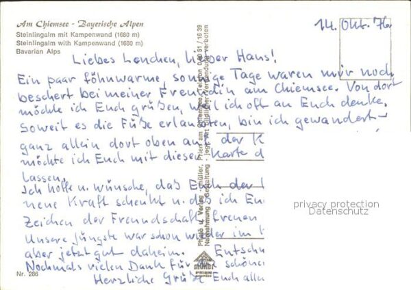 Chiemsee Steinlingalm mit Kampenwand Bayerische – Bild 2