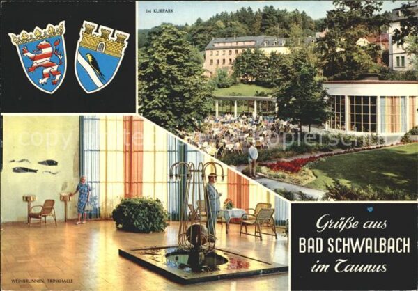 Bad Schwalbach Kurpark Weinbrunnen Trinkhalle