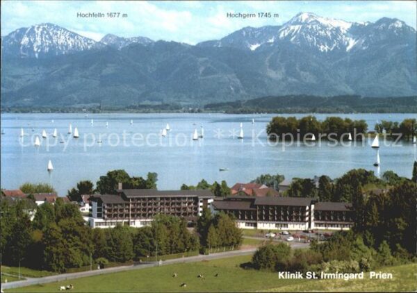 Prien Chiemsee Klinik St Irmingard mit Hochfelln und H