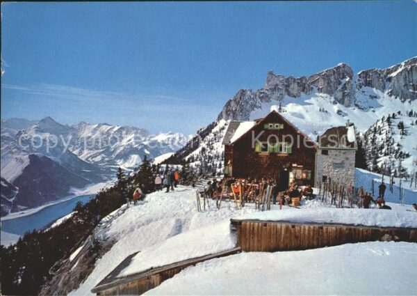 Erfurterhuette Blick auf Achensee und Rotspitze