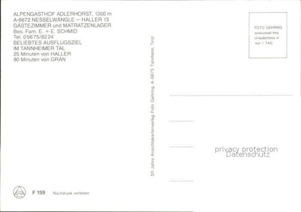 Nesselwaengle Tirol Alpengasthof Adlerhorst Terrasse Gastst – Bild 2