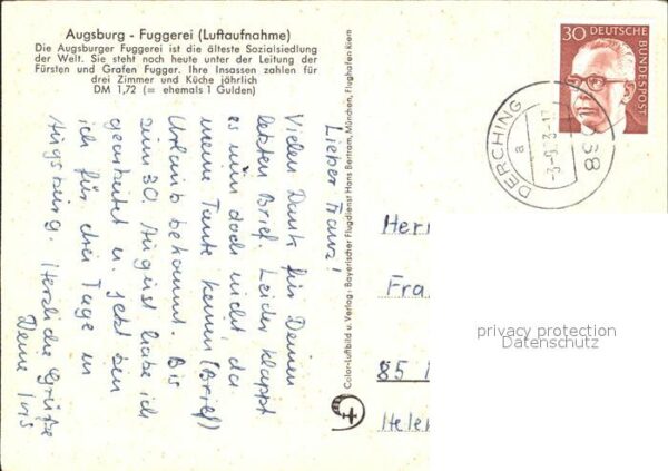 Augsburg Fuggerei Fliegeraufnahme – Bild 2