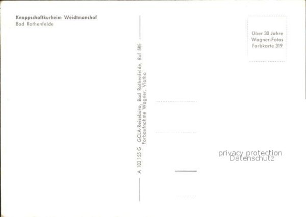 Bad Rothenfelde Knappschaftskurheim Weidtmanshof – Bild 2