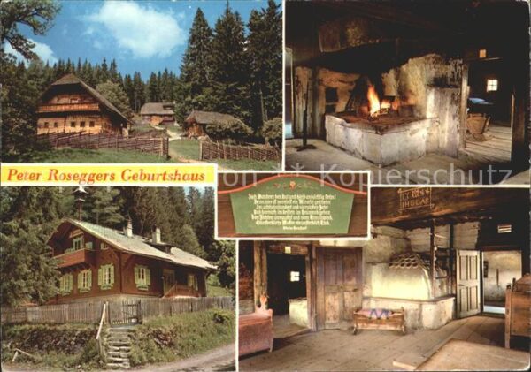 Alpl Peter Roseggers Geburtshaus Feuerstelle